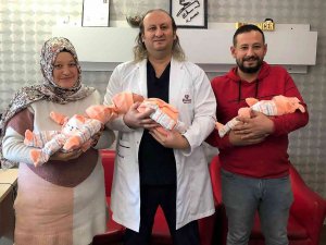 Aşılama Yöntemiyle Üçüz Bebek Sahibi Oldular