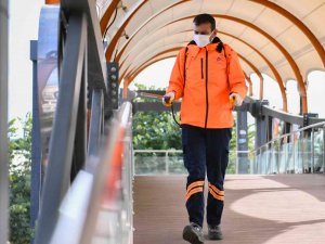 Büyükşehir Belediyesinden 50 Bin Kez Dezenfeksiyon Çalışması