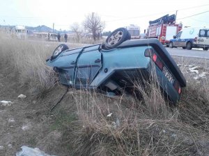 Hisarcık’ta Trafik Kazası: 1 Yaralı