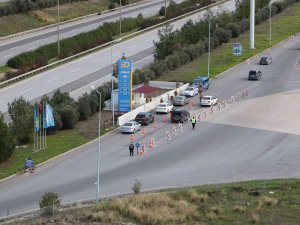 Hatay’da Helikopterli Trafik Denetimi