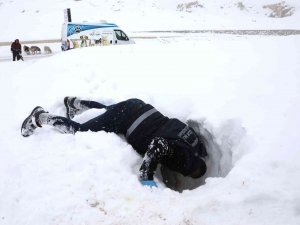 Ekiplerin Dikkati Yavru Köpekleri Donmaktan Kurtardı