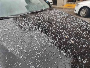 Malkara’da 20 Dakika Süren Dolu Yağışı Etkili Oldu