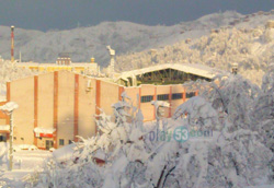 Rize'de Spor Salonunun Çatısı Çöktü