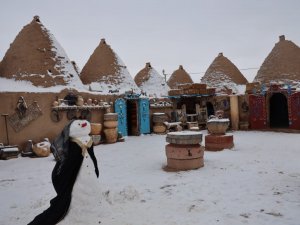 Şanlıurfa’da Kar Bir Başka Güzel