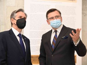 Abd Dışişleri Bakanı Blinken, Ukrayna Dışişleri Bakanı Kuleba İle Görüştü