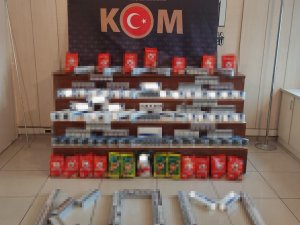 Gaziantep’te Bin 77 Paket Kaçak Sigara Ele Geçirildi