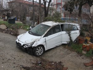 Kontrolden Çıkan Otomobil Takla Attı: 1 Yaralı