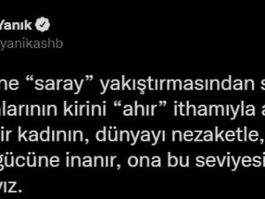Bakan Yanık’tan Gazeteci Sedef Kabaş’a Tepki