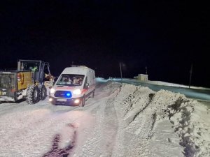 Jandarma Ekipleri Hasta Kurtarmaya Devam Ediyor