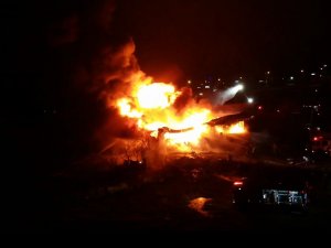 Arnavutköy’de Korkutan Fabrika Yangını