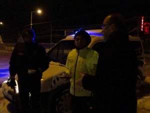 Yoğun Kar Yağışında Sürücülere Çorba İkramı