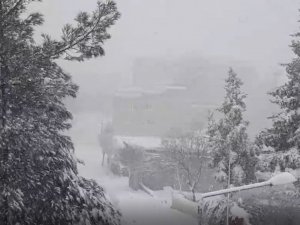 Araban’da Yoğun Kar Yağışı