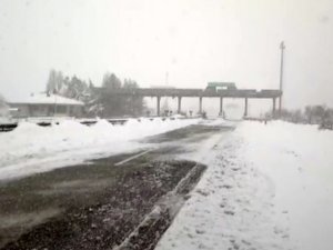 Tag Otoyolunda Ulaşıma Kar Engeli