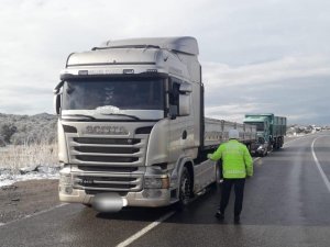 Balıkesir’de Kış Lastiği Denetimi Yapıldı