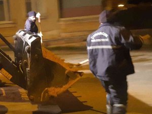 Çınarcık’ta Karla Mücadele