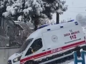Ambulans Şoförünün Karla İmtihanı