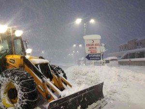 Düzce Üniversitesi Karla Mücadelede 24 Saat Çalışıyor