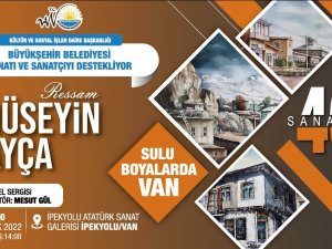 Van’da ‘Sanatta 40. Yıl’ Sulu Boya Resim Sergisi