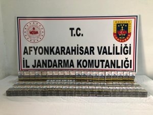 İ̇hsaniye’de 260 Paket Gümrük Kaçağı Sigara Ele Geçirildi