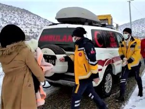 112 Acil Sağlık Ekipleri Açık Kalp Ameliyatı Olan Bebek İçin Seferber Oldu