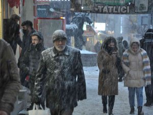 Kars’ta Yoğun Kar Yağışı