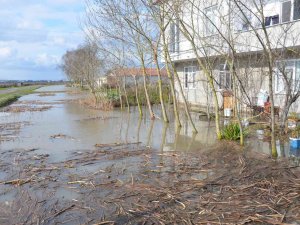 Bafra Ovası’nda Kanal Taştı, Tarım Arazileri Ve Ahırlar Sular Altında Kaldı