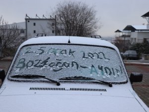 Bozdoğanlılar Beyaz Bir Sabaha Uyandı