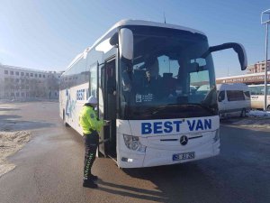 Van’da Otobüslere Yönelik Denetim Yapıldı