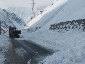Hakkari-van Karayoluna Çığ Düştü