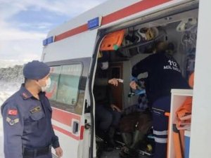 Çorum’da Mahsur Kalan Hastayı Jandarma Kurtardı
