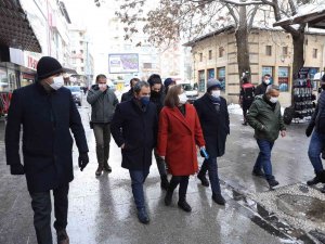 Şahin Gaziler Caddesi’nde İncelemelerde Bulundu