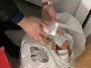 Gaziantep’te 16 Bin Adet Makaron Ve 8 Kilo Nargile Tütünü Ele Geçirildi