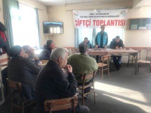 Simav’da Çiftçi Bilgilendirme Toplantısı