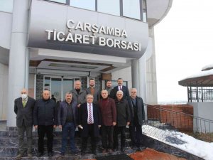 Çarşamba Ticaret Borsası, İlçe Protokolünü Ağırladı