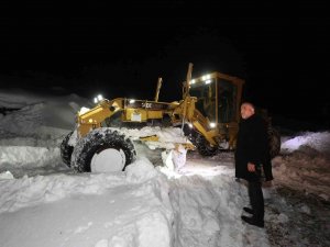 Canik’te Yoğun Kar Mesaisi