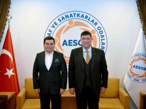 Başkan Tütüncü, Adlıhan Dere İle Bir Araya Geldi