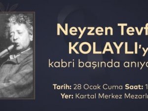 Neyzen Tevfik, Vefatının 69’uncu Yılında Kartal’da Anılacak