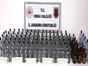 Ordu’da Kaçak Alkollü İçki Operasyonu