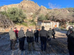 Turizm Bölgesi Assos’da Kaya Islah Çalışmaları Sürüyor