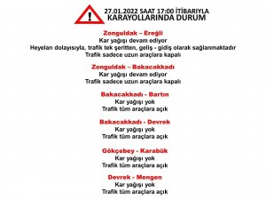 Kara Yollarında Son Durum