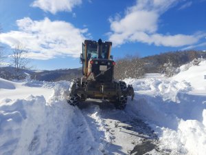 Bafra’da Karla Mücadele