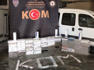 Gaziantep’te 2 Bin 790 Paket Kaçak Sigara Ele Geçirildi