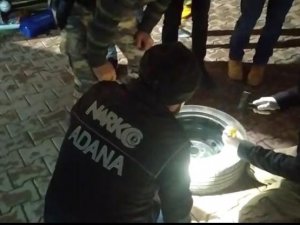 Yedek Lastikte 2 Kilo 950 Gram Esrar Ele Geçirildi