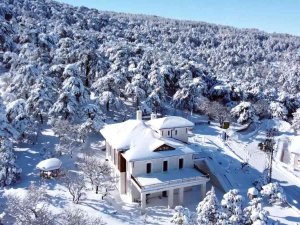 Eşsiz Kar Manzaraları Havadan Görüntülendi