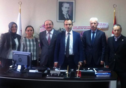 Türk Sağlık-Sen Rize'den Dr. Saymaz'a Hoşgeldin Ziyareti