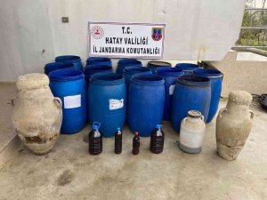 Hatay’da Bin 127 Litre Sahte İçki Ele Geçirildi