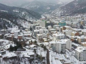 Kızılcahamam’ın Eşsiz Kar Manzaraları Havadan Görüntülendi