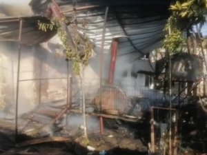 Sultanhisar’da Ev Yangını