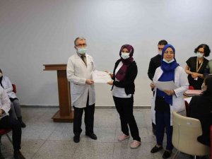 Tavşanlı’da Hastane Personeline Teşekkür Belgesi