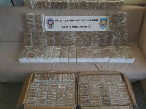Urla’da Kaçak Sigara Operasyonu